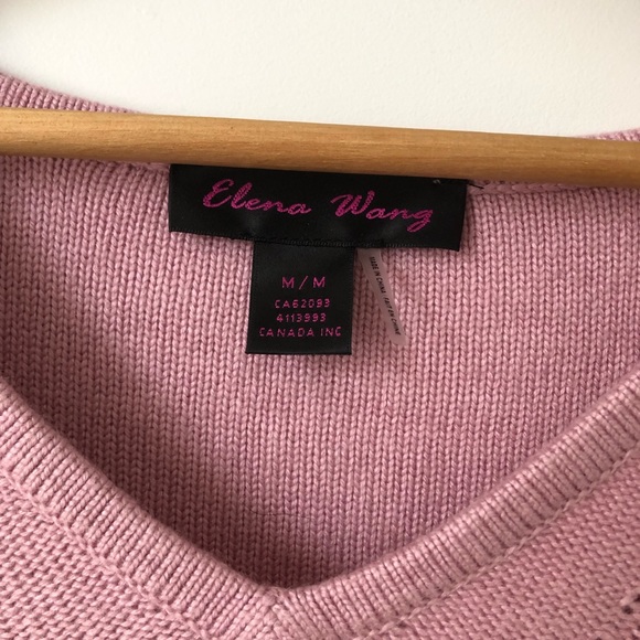Super Soft Lilac Sweater Wool Blend - Picture 4 of 7